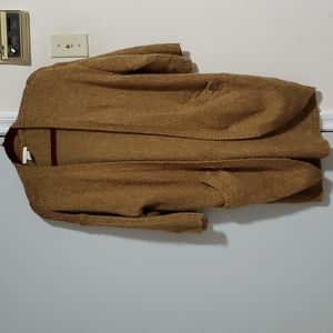 H&M size S camel knit cardigan with pockets